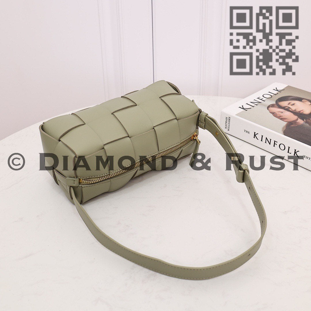 Small Brick Cassette Bag #2245 Travertine Green