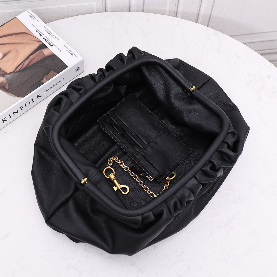 Large Pouch Clutch #9028 Black