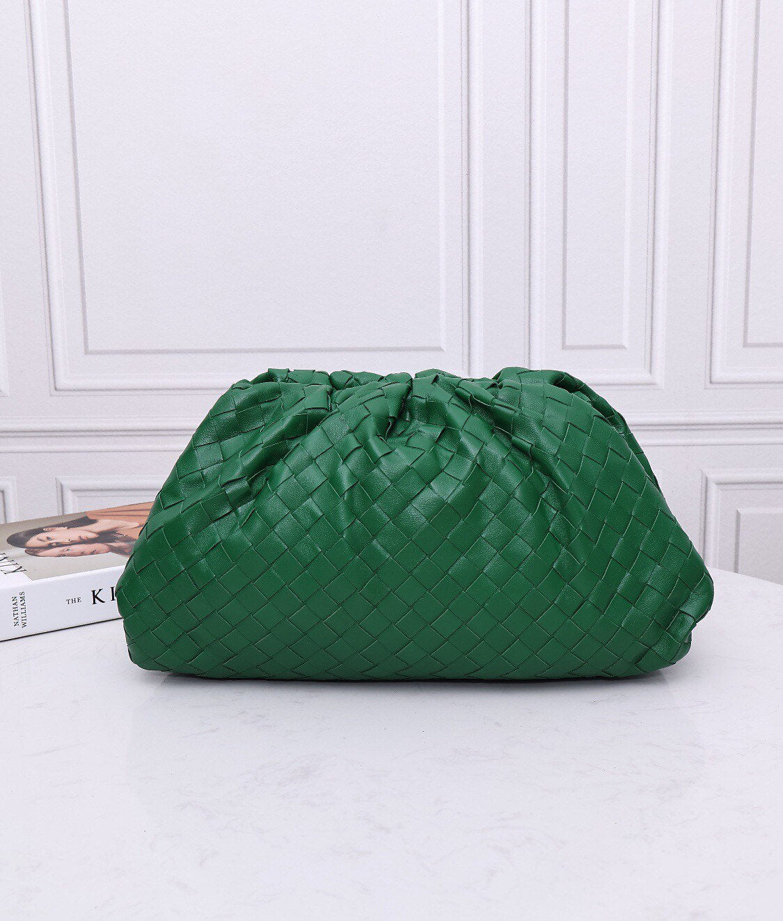 Large Pouch Clutch #9029 Racing Green