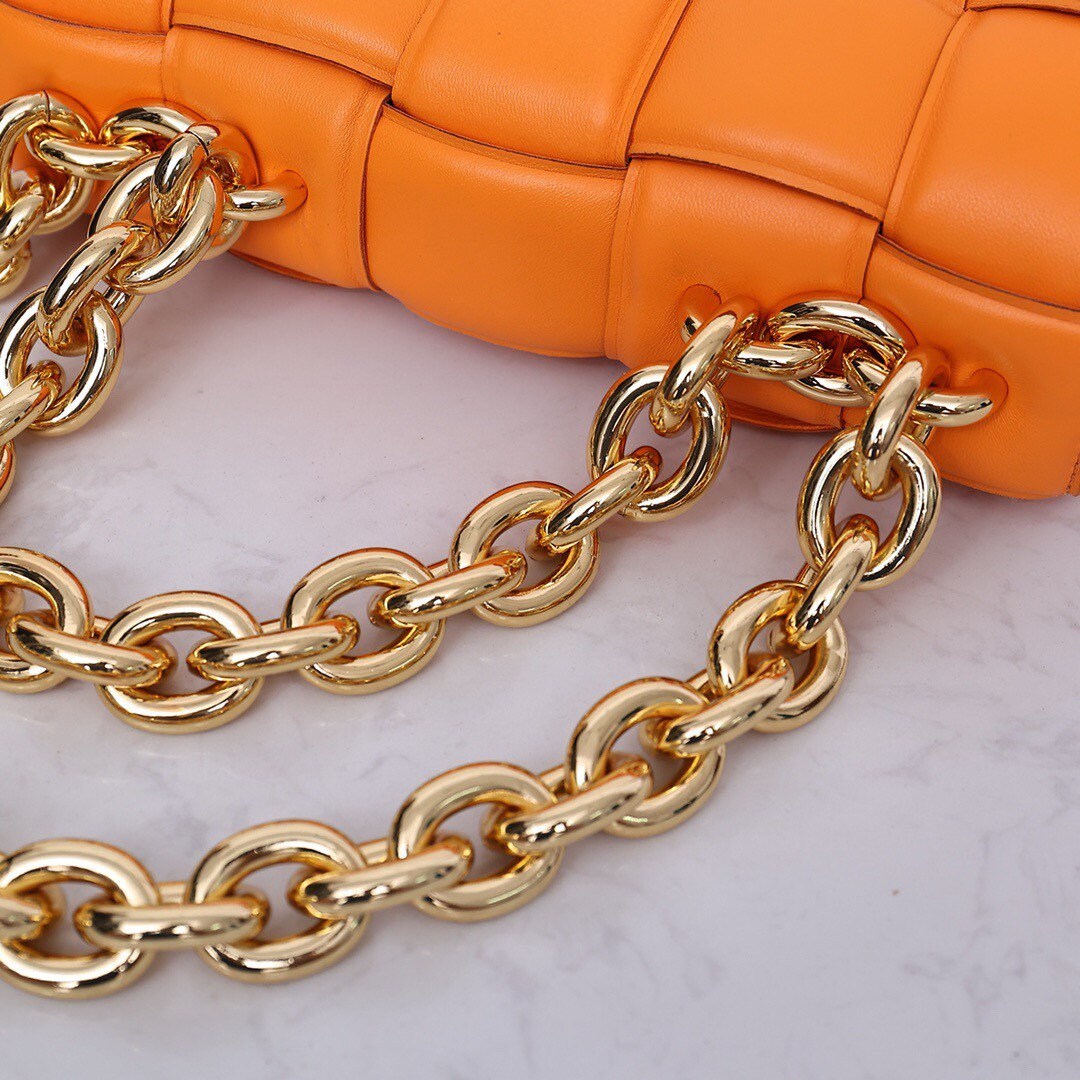 Padded Chain Cassette Bag #6631A Orange