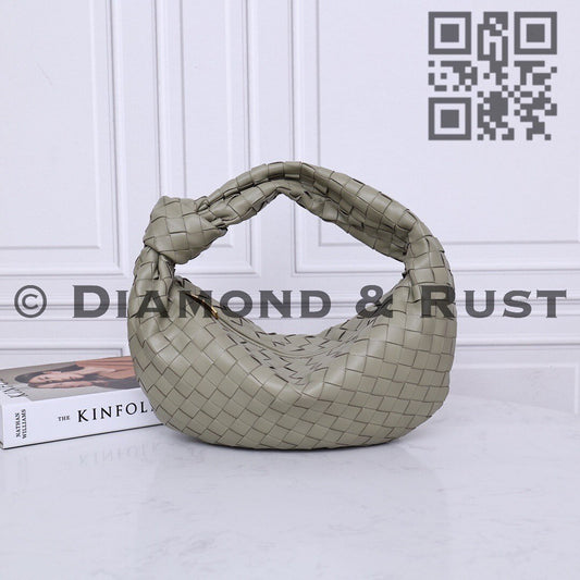 The Norah Bucket Cork Handbag in Diamond Print and Rust