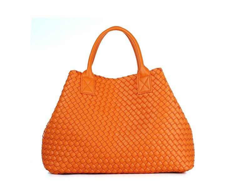 Intrecciato Basket Bag in Vegan Leather (PU)