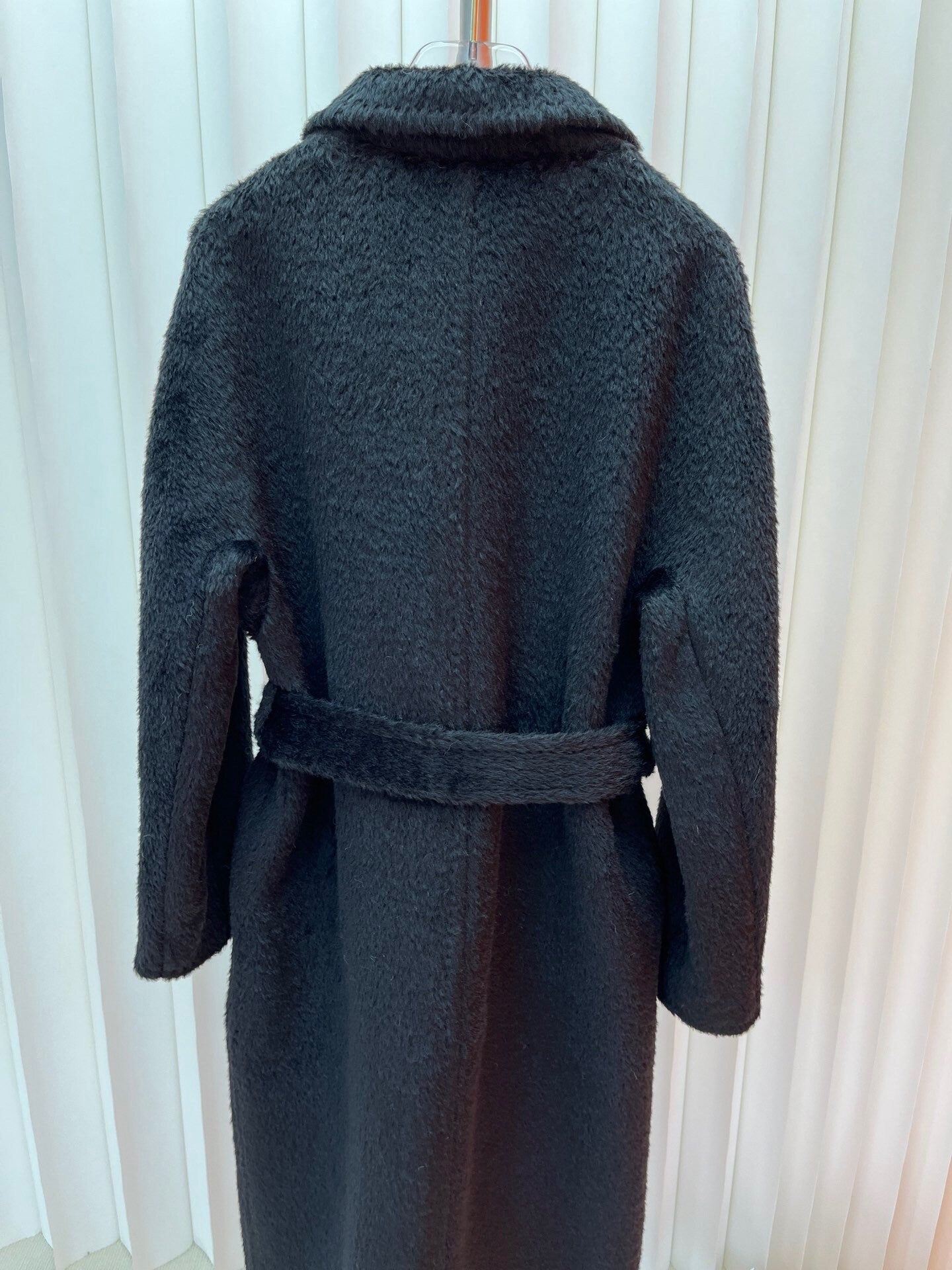 Suri Wool Long Coat #113066 Black