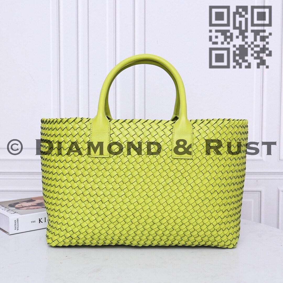 Intrecciato Basket Bag #2234A Kiwi