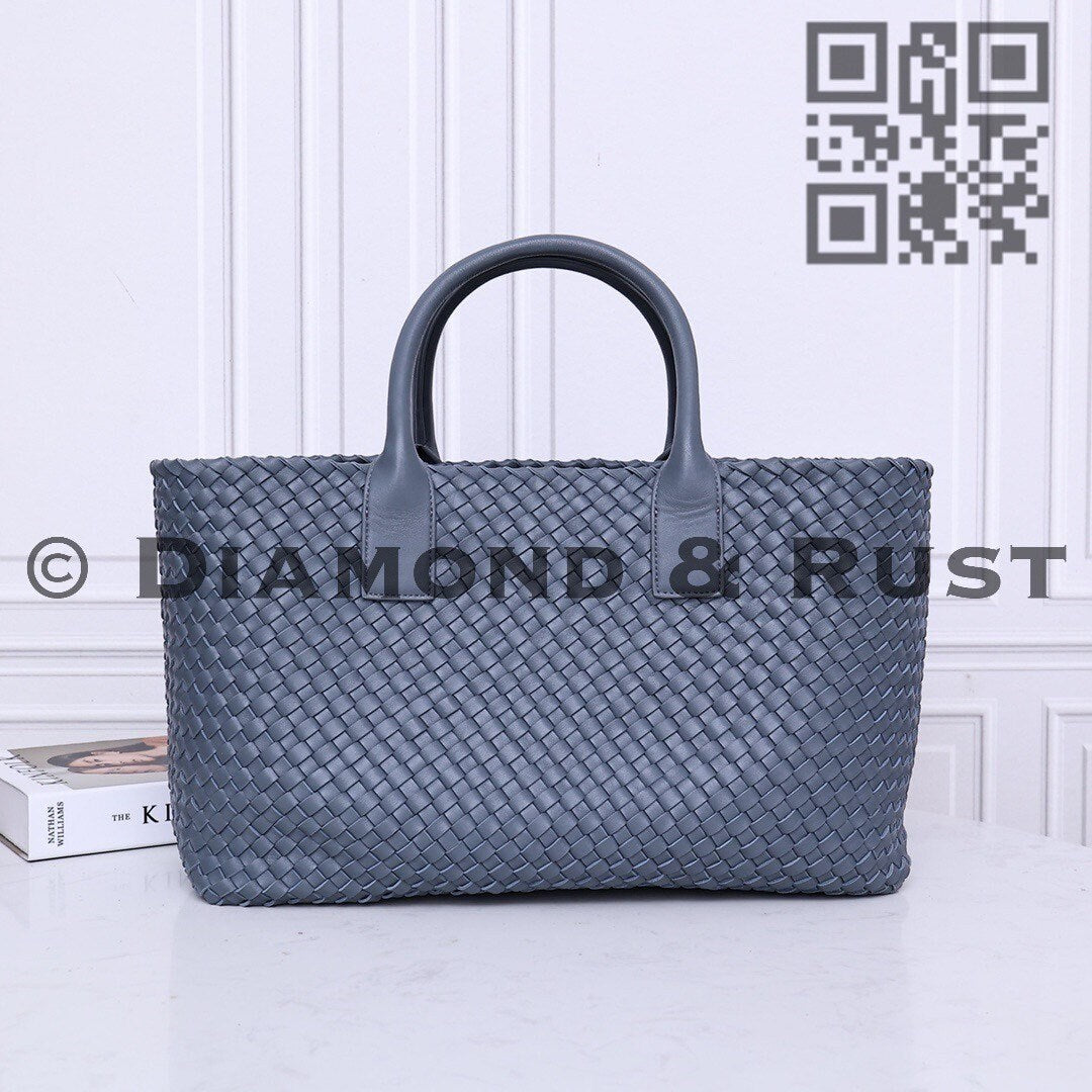 Intrecciato Basket Bag #2234A Gray