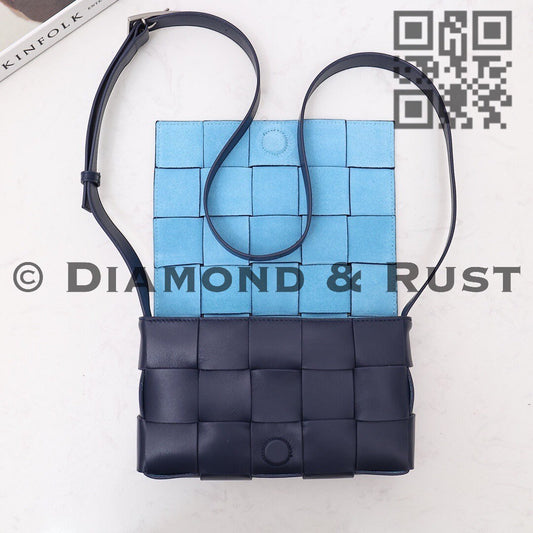 Cassette Bag In Contrast Color  # 2248 Dark blue-Blue