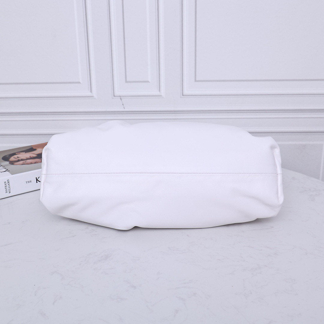 Large Pouch Clutch #9029 White